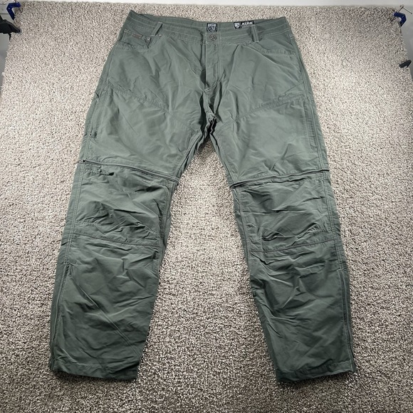 Kuhl Liberator Pants‎ Mens 40x30 Hiking Convertible Stealth Outdoors Gorpcore - Picture 1 of 14